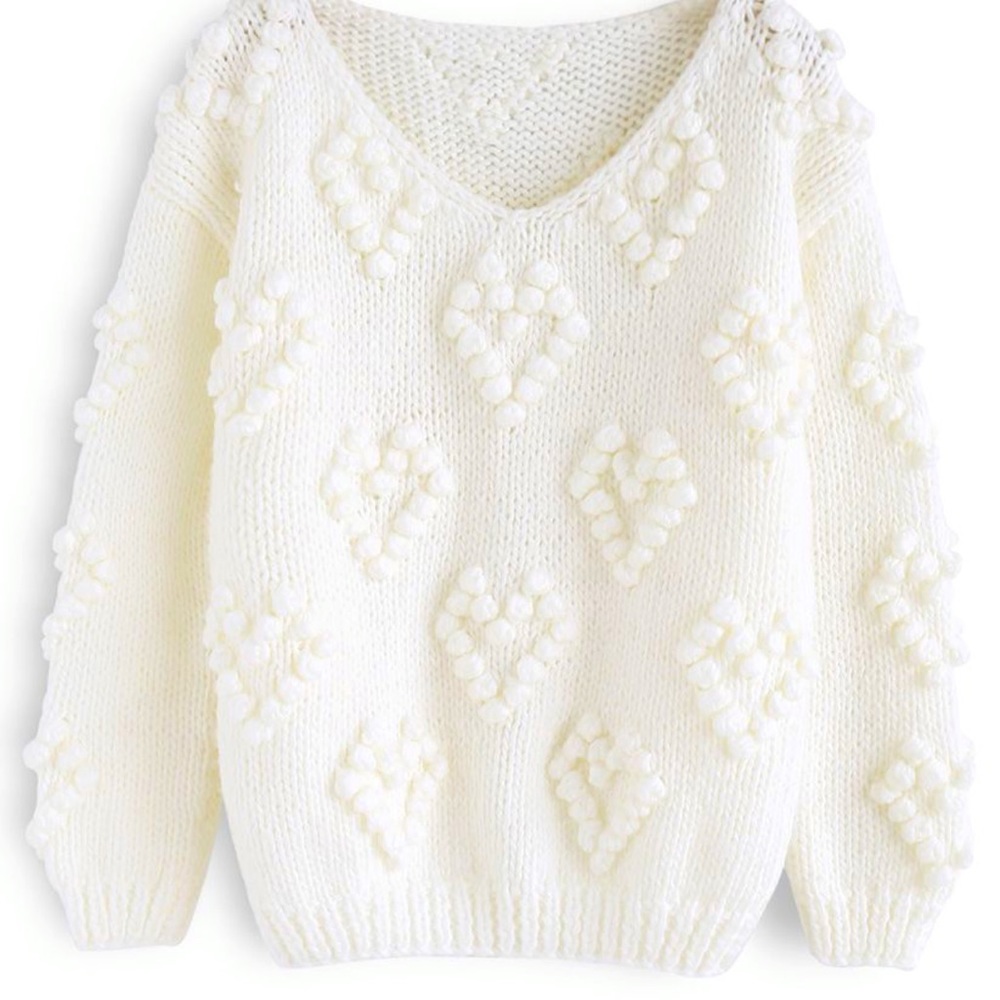 Knit Your love V-Neck Sweater
